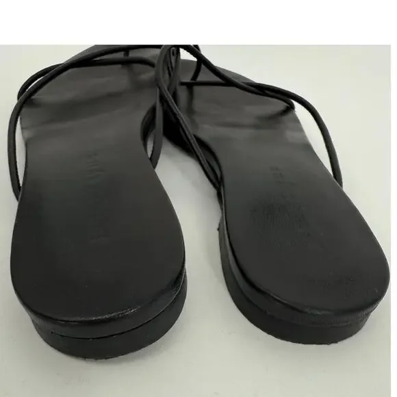 Jenni Kayne Eve Sandal in Black Leather - Picture 3 of 6